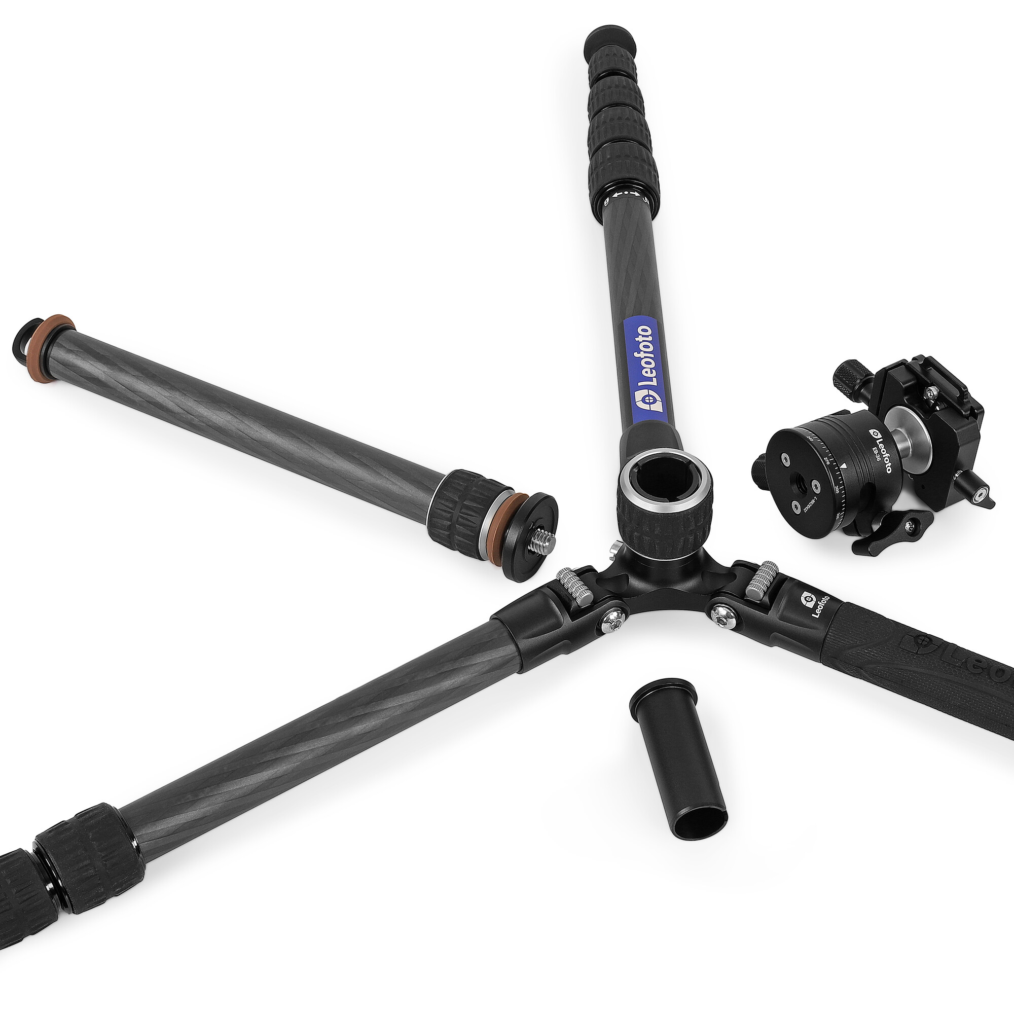 Carbon-Dreibeinstativ LX-225CT Urban + Ballhead EB-36 – Bild 5
